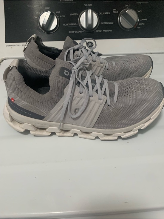 On Running Other - On Running Gray Knit Men's Cloud Sneakers